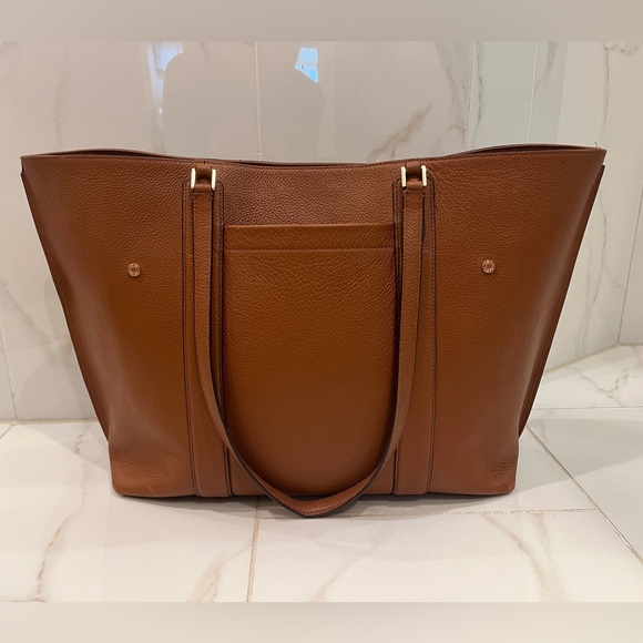 Cole Haan - Large Turn Lock Tote Bag (British Tan) - Picture 2 of 3